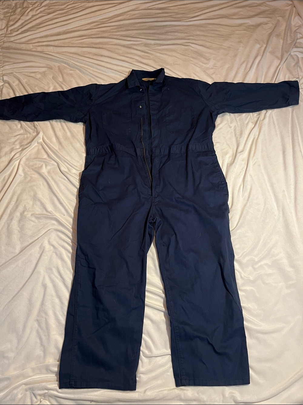 Navy Utility Coverall Jumpsuit